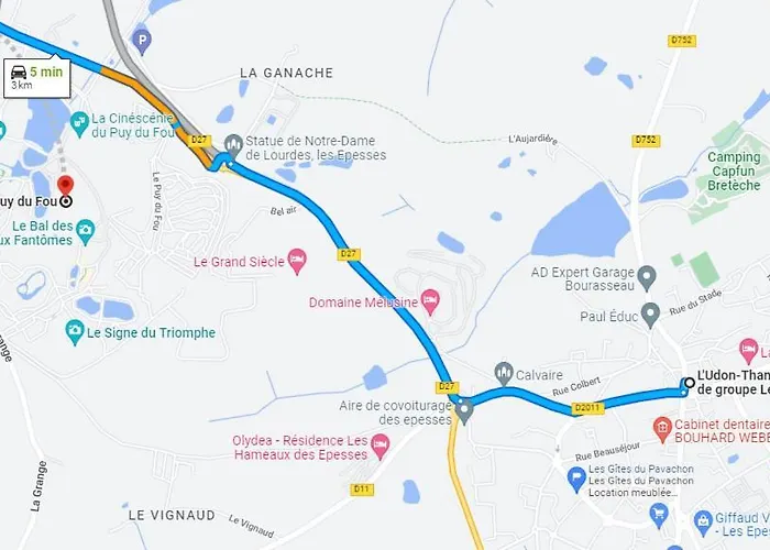 Udon-thani De Groupe A 4 Min Du Puy Du Fou